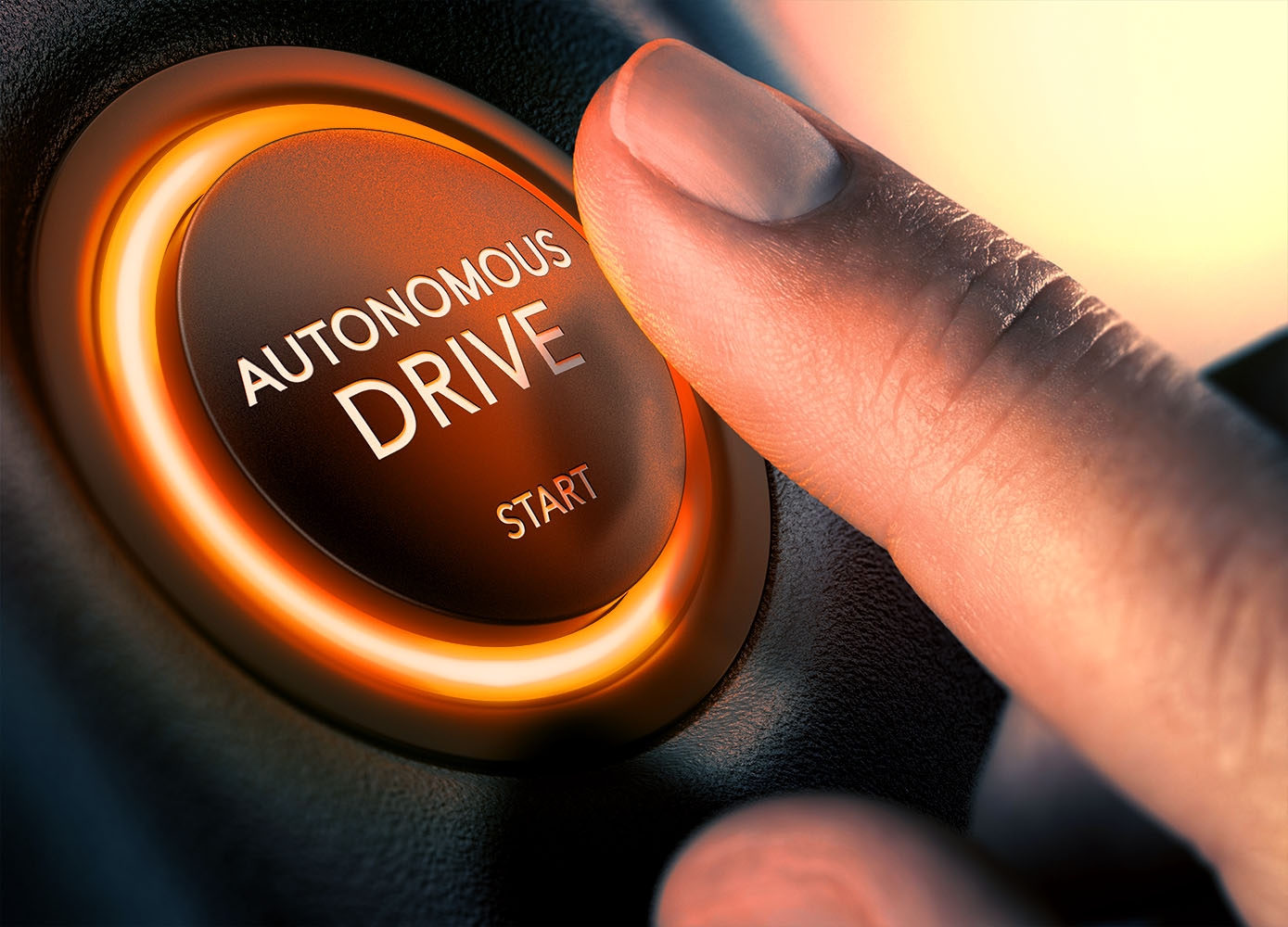 Autonomous drive start button