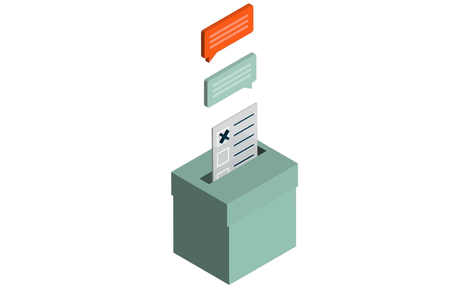 Election icon - ballot box