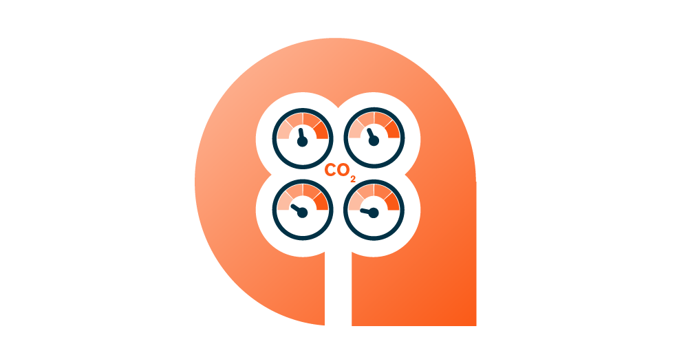 Osborne Clarke branded graphic of Co2 measurements