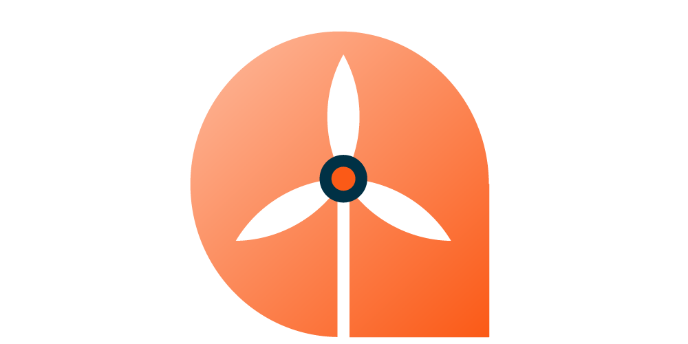 Osborne Clarke branded graphic of a wind turbine