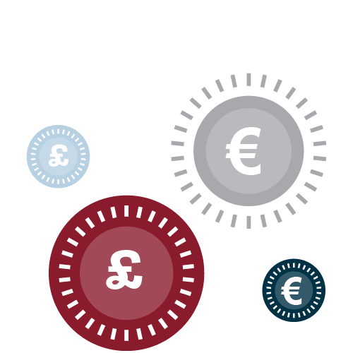 Osborne Clarke branded graphic - coins