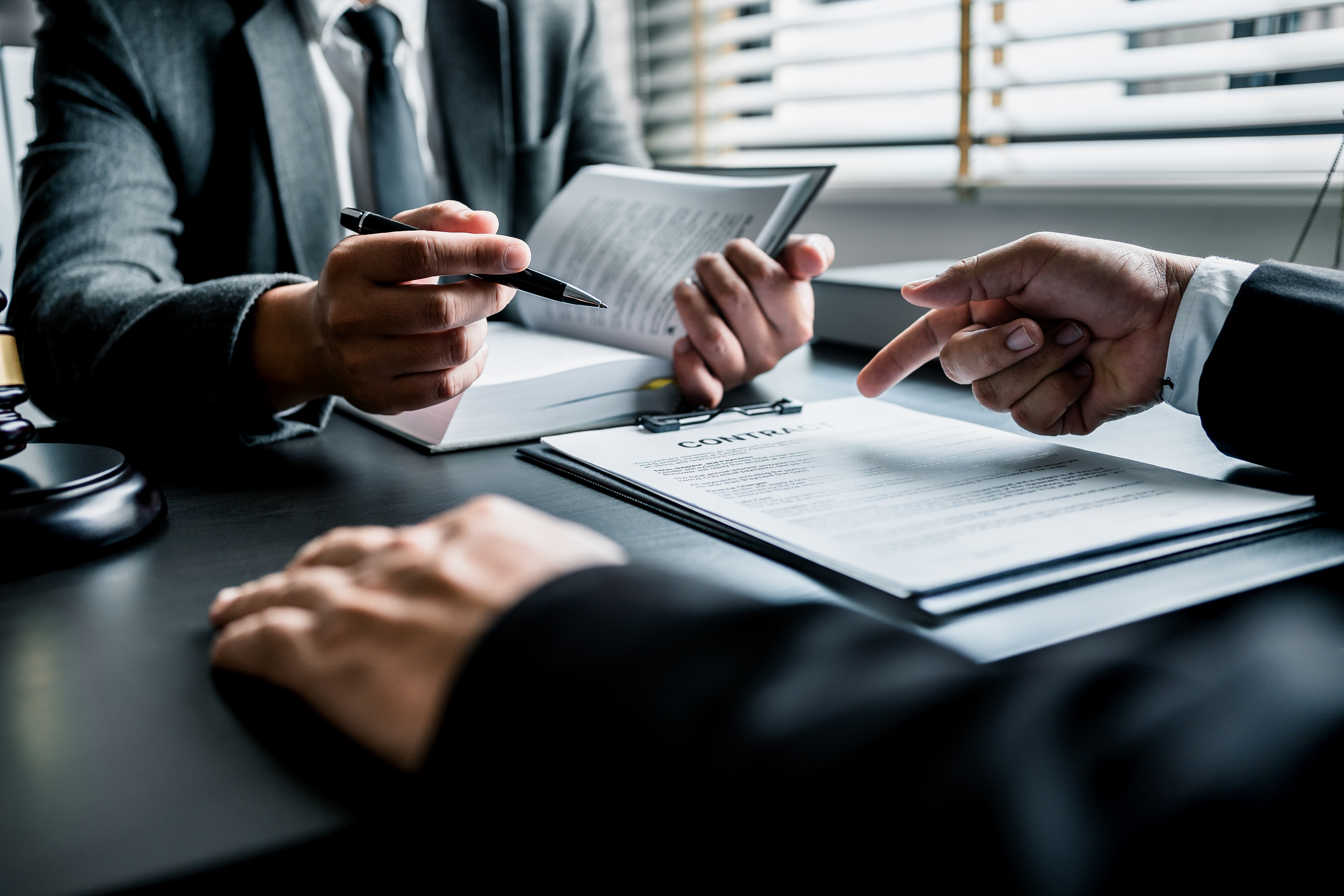 Contract negotiation with two people