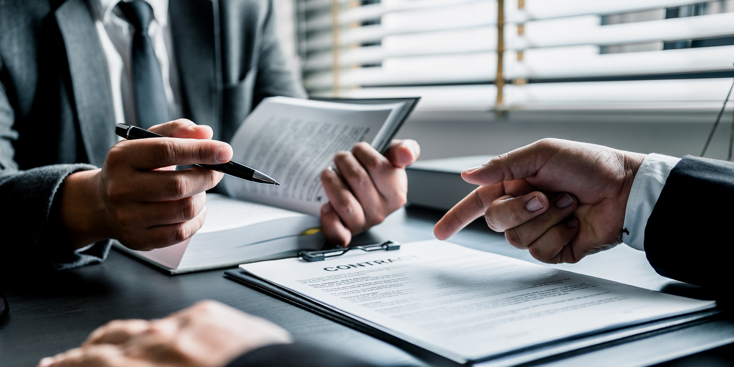 Contract negotiation with two people