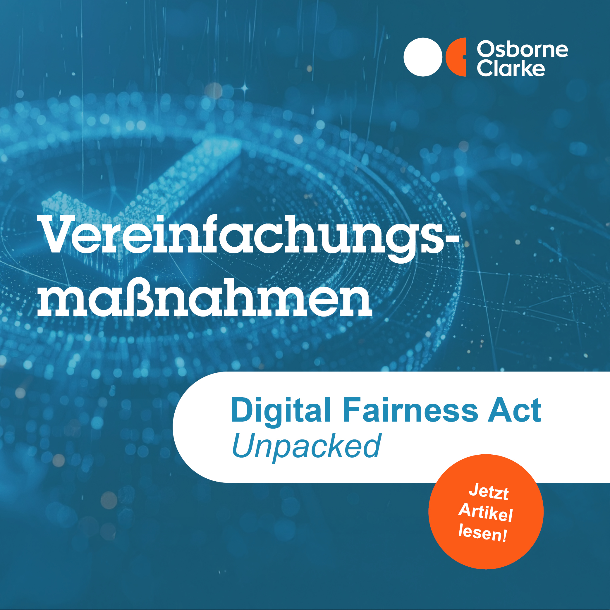 DFA Vereinfachungsmaßnahmen