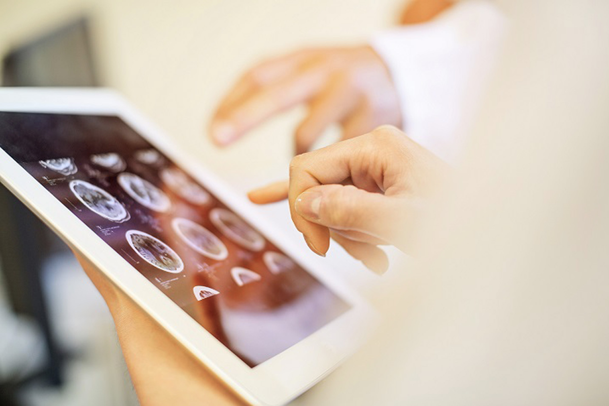 Viewing health scan results on ipad