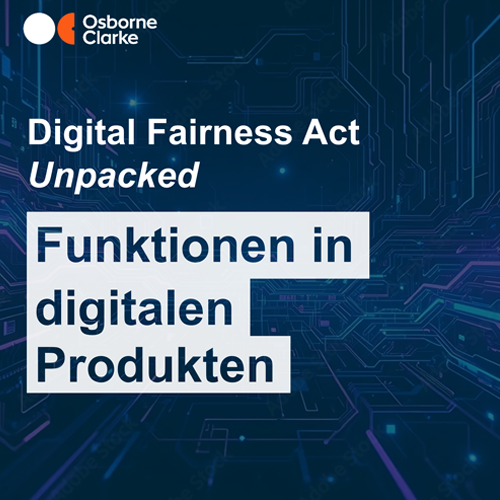 DFA - Funktionen in digitalen Produkten