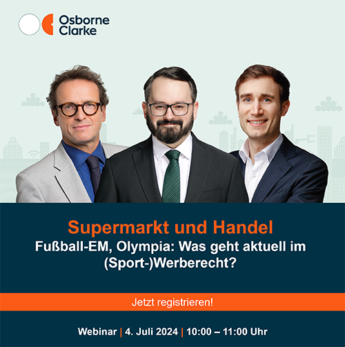 Supermarkt Handel Sport Werberecht